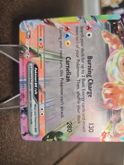 Pokemon TCG Flareon EX Prismatic Evolutions Double Rare Holo Card 014/131 - Image 3