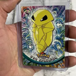Topps Pokemon Kakuna #14 TV Animation Edition Non Holo Green Logo 1999 NM Card - Image 2