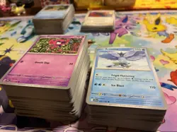 Pokemon Cards Bulk 300 Uncommon And Common English Modern TCG All Pokemon - Image 1