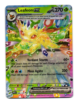 Pokemon TCG Leafeon ex SV: Prismatic Evolutions 006/131 Holo ENG HP 270 - Image 1