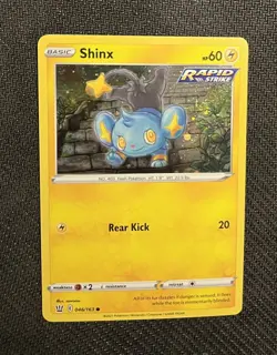 Pokemon Shinx 046/163 Cosmos Holo SWIRL Battle Styles Near Mint - Image 4