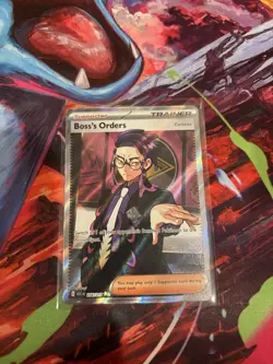 Pokemon TCG Ascended Heroes Boss’s Orders 256/217 Ultra Rare Full Art - Image 2