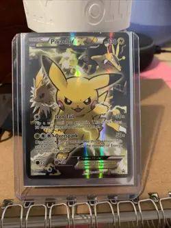 Pokemon Pikachu EX XY124 Black Star Promo 2016 Holo Card TCG - Image 1