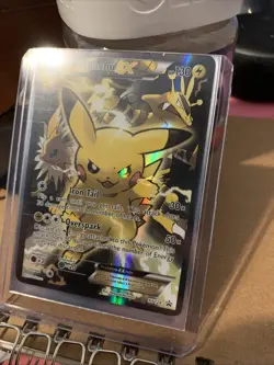 Pokemon Pikachu EX XY124 Black Star Promo 2016 Holo Card TCG - Image 4