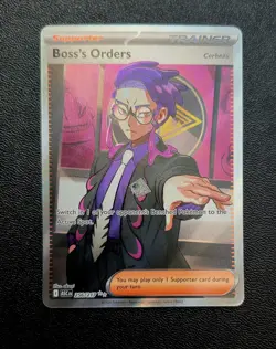 Boss's Orders Pokemon Ascended Heroes 256/217 Full Art Ultra Rare NM - Image 1