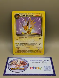 Pokemon TCG - Dark Jolteon 38/82 Team Rocket Regular - Excellent Condition - Image 1