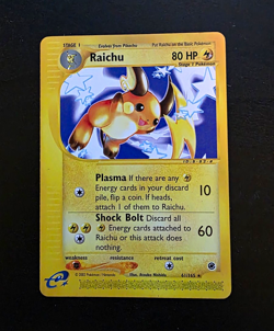 Pokemon Raichu 061/165 Expedition Base Set E-Reader Rare Stage 1 80 HP - Image 1