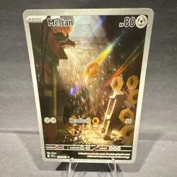 Pokemon TCG Meltan 179/162 SV05 Temporal Forces Illustration Rare Full Art Holo - Image 1