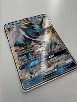 Vaporeon GX - SM172 Holo Promo Sun & Moon Promo Pokemon TCG - Image 1