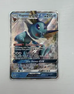 Vaporeon GX - SM172 Holo Promo Sun & Moon Promo Pokemon TCG - Image 2