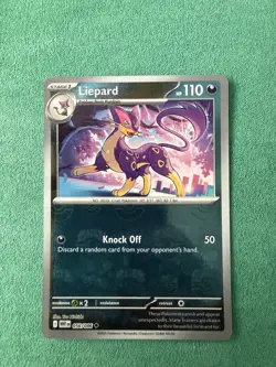 Pokemon TCG Liepard 056/086 Masterball Reverse Holo White Flare NM/M - Image 1