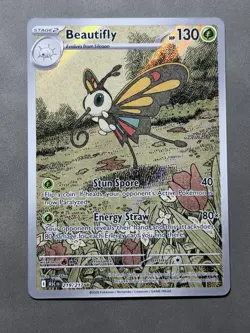Beautifly 219/217 Illustration Rare Ascended Heroes Pokemon Holo Near Mint - Image 1