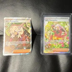 Pokemon TCG AZ's Tranquility SIR/Full Art Holo Lot of 2 EN Chaos Rising - Image 1