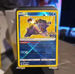Pokemon Go Radiant Blastoise 018/078 Holo Rare - Image 1