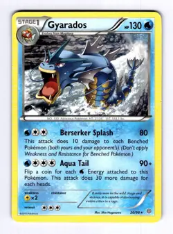 Gyarados (20) XY - Ancient Origins #20 (2015) Rare LP Pokemon - Image 1