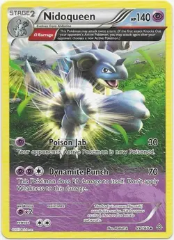 Nidoqueen 69/160 Rare Primal Clash Pokemon Near Mint - Image 1