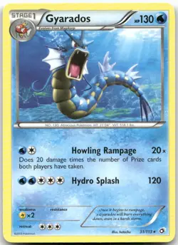 Gyarados 31/113 Rare Legendary Treasures Pokemon LP - Image 1