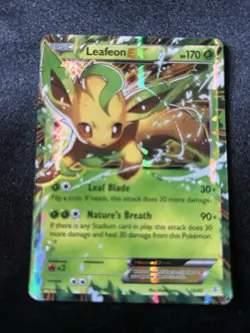 Pokemon TCG Leafeon EX 10/83 Holo Rare XY Generations - Image 1