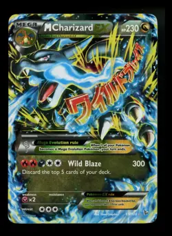 M Charizard EX (X) 69/106 XY Flashfire 2014 Holo Rare Pokemon Card TCG - Image 1