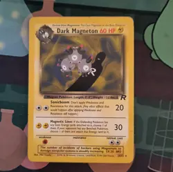 Wizards of the Coast Dark Magneton 28/82 Team Rocket Unltd Regular Rare 60 HP EN - Image 1