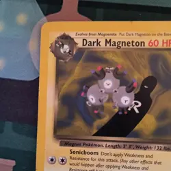 Wizards of the Coast Dark Magneton 28/82 Team Rocket Unltd Regular Rare 60 HP EN - Image 3