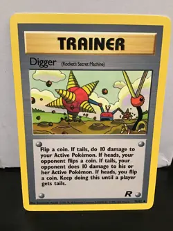 Digger (Rocket's Secret Machine) Pokemon Team Rocket 75/82 Uncommon - Image 1