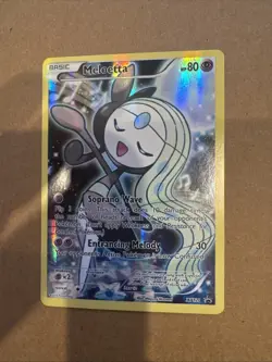 Pokemon TCG Meloetta XY120 Holo Black Star Promo Card - Image 1