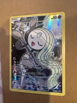 Pokemon TCG Meloetta XY120 Holo Black Star Promo Card - Image 3