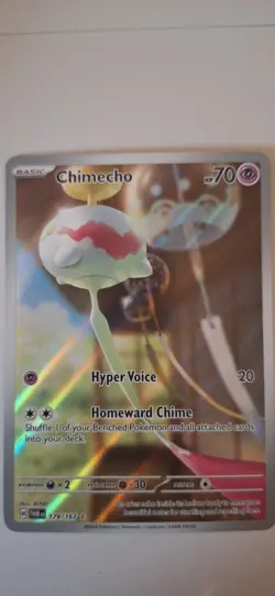CHIMECHO 179/167 Illustration Rare Twilight Masquerade Pokemon Holo Near Mint - Image 1