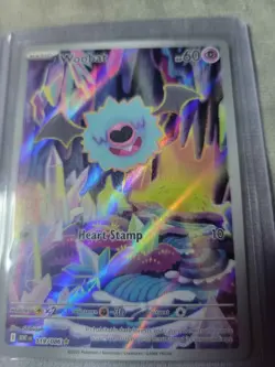 Woobat 119/086 Pokemon SV White Flare Illustration Rare Holo Near Mint Condition - Image 1