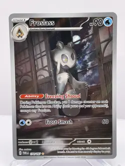 Froslass 174/167 Illustration Rare Pokemon TCG Sv06 Twilight Masquerade Holo NM - Image 1