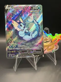 Vaporeon V - SWSH181 - SWSH: Sword & Shield Promo Cards (SWSD) - Image 1