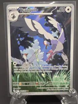 Pokemon TCG Tranquill 149/086 Illustration Rare Black Bolt - Image 1