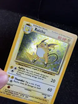 Pokemon Raichu 14/102 Holo 1999-2000 4th Print Base Set - Image 3