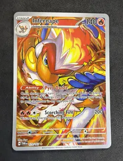 🔥 Infernape 173/167 Holo Illustration Rare Twilight Masquerade Pokemon TCG NM - Image 1