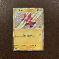 Pokemon TCG Toxel Scarlet & Violet: Paldean Fates 140/091 Holo Shiny Rare - Image 1