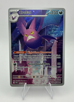Crobat Full Art, Pokemon Near Mint, Chaos Rising, Illustration Rare, 93/86 - Image 1