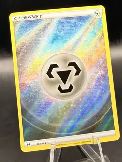 Pokemon Sword and Shield Crown Zenith Metal Steel Energy 159/159 Textured - Image 3