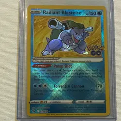The Pokemon Company 2022 Pokemon GO Radiant Blastoise 018/078 Holo ENG - Image 1