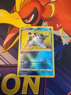 Radiant Blastoise 018/078 Pokemon GO Holo - Image 1