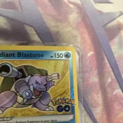 Pokemon TCG Radiant Blastoise Holo Radiant Rare 018/078 Pokemon GO 2022 - Image 4