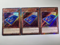 3 x Cardcar D RA04-EN181 Platinum Secret Rare 1st Edition YuGiOh Playset - Image 1