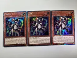 3 x Orbital 7 RA04-EN197 Platinum Secret Rare 1st Edition YuGiOh Playset - Image 1