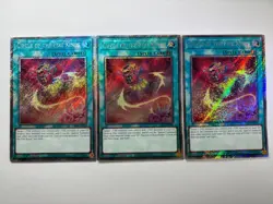 3 x Circle Of The Fire Kings RA04-EN195 Platinum Secret Rare 1st YuGiOh Playset - Image 1