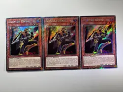 3 x Inzektor Hornet RA04-EN171 Platinum Secret Rare 1st Edition YuGiOh Playset - Image 1