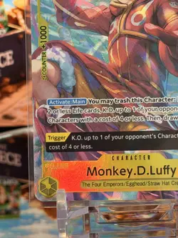 Monkey.D.Luffy (Illustration Box Vol.3) One Piece Promotion Cards SR OP07-109 - Image 5