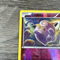 Pokemon Clefairy Card NM/Mint 81/122 Reverse Holo BREAKpoint TCG - Image 5