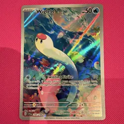 Pokemon TCG Wiglett 206/198 Sv01 Scarlet & Violet Illustration Rare Holo EN - Image 1