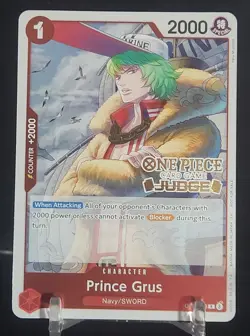 Prince Grus Judge Pack Vol. 7 One Piece Promo Card OP11-013 - Image 1