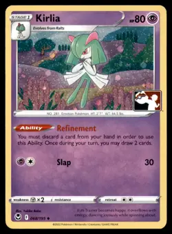 Kirlia 068/195 UC Prize Pack Series Cards Pokemon NM - Image 1